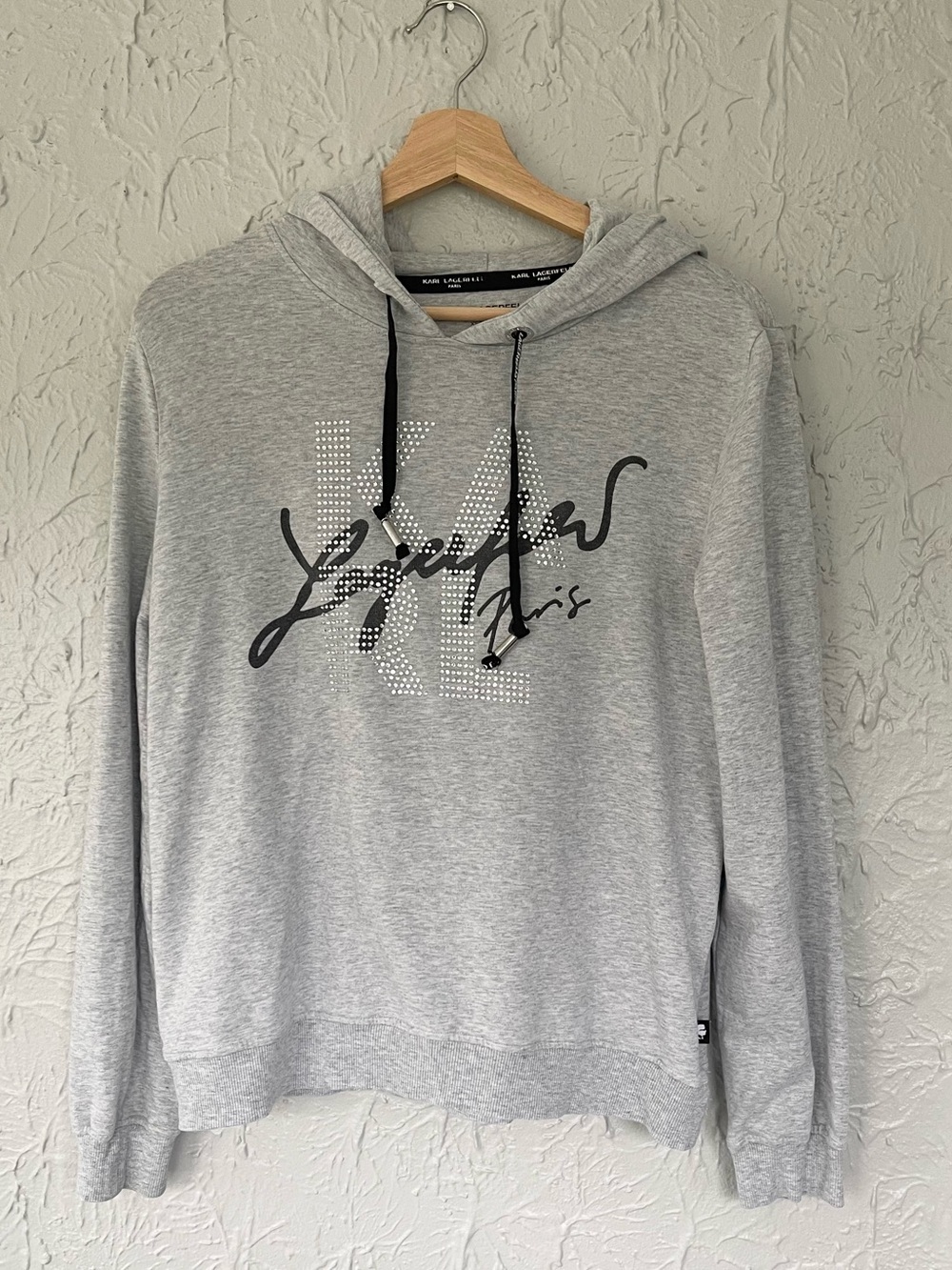 Karl Lagerfeld Embellished Hoodie Size X-Small